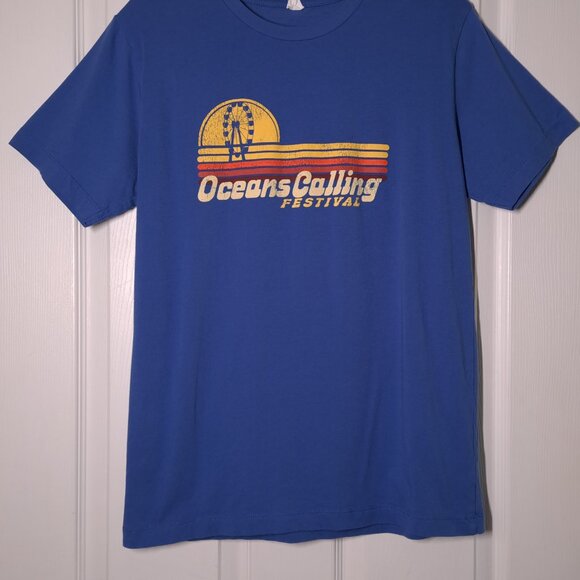Oceans Calling Festival 2022 USED Shirt (M, Blue, Dave Matthews, Lumineers) - Picture 6 of 7
